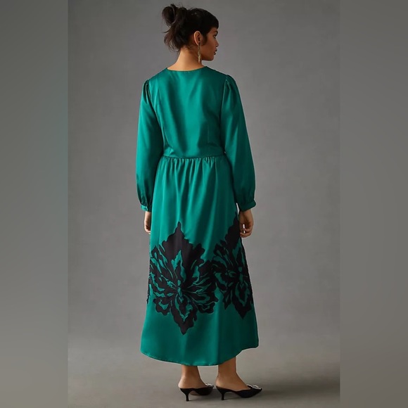 ✨ Anthropologie Embroidered Dress Sz M - Picture 6 of 9